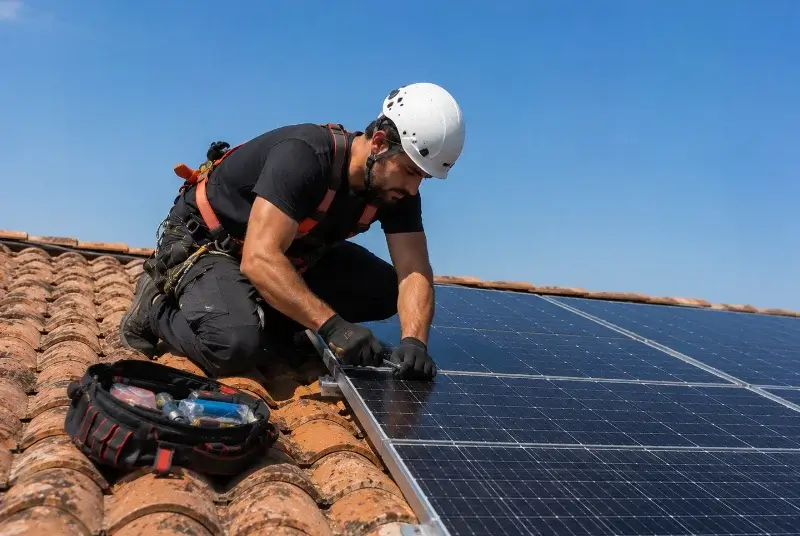 Maintenance et monitoring de panneaux solaires à Salernes