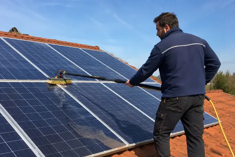 Nettoyage et entretien de panneaux solaires à Salernes